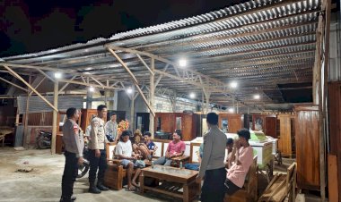 Kapolsek Lobalain : Patroli Dialogis Langkah Polsek Lobalain Jaga Kamtibmas Di Malam Hari