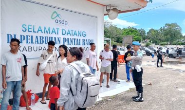 Beri Rasa Aman, Polsek Pantaibaru Terus Tingkatkan Pengamanan Diarea Pelabuhan