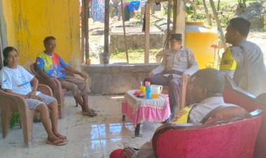 Patroli Dialogis Bhabinkamtibmas Polsek Rote Selatan  Bersama Warga Binaan