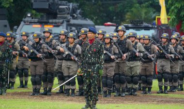 Dankorbrimob Polri Pimpin Upacara Pembukaan Dikbangspes Dasar Brimob Mahasiswa STIK Angkatan Ke-83