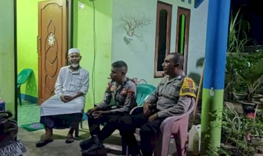 Kapolsubsektor Ndao Nuse  Dan Bhabinkamtibmas Melakukan Silahturahmi Bersama Tokoh Agama