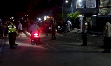 Satuan Lalu Lintas Polres Rote Ndao Lakukan Pengamanan Sholat Tarawih