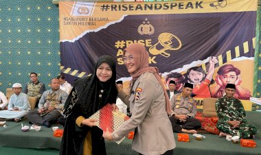 DIR PPA PPO BARESKRIM POLRI AJAK SANTRI BERANI BICARA DAN LAWAN KEKERASAN