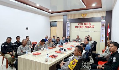 Polres Rote Ndao Gelar Buka Puasa Bersama Wartawan, Pererat Sinergi untuk Kondusifitas Wilayah