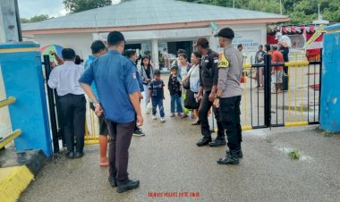 Wujudkan Mudik Aman Dan Nyaman Personel Polsek Pantaibaru Tingkatkan Pengawasan
