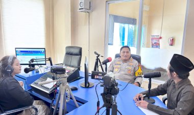 Kultum Kamtibmas Kapolres Rote Ndao Bersama RRI Rote