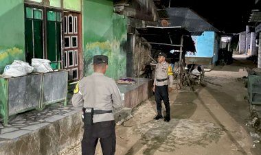 Patroli Rumah Kosong Oleh Personel Polsek Rote Barat Laut