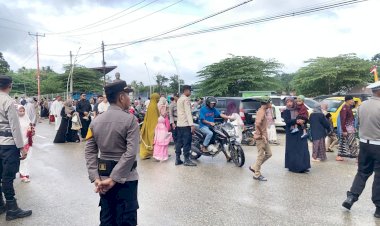 Kapolsek Lobalain : Seluruh Personel Polsek  Dilibatkan Dalam Pengamanan  Idul Fitri 1446 H