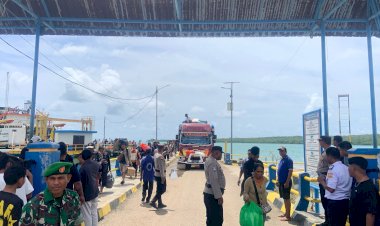 Monitoring Arus Balik Idul Fitri Melalui Pos Pelayanan Operasi Ketupat Turangga 2025 Polres Rote Ndao