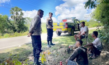 Operasi Ketupat Turangga 2025, Polsek Rote Tengah Gelar Patroli Dialogis Untuk Menjaga Kamtibmas