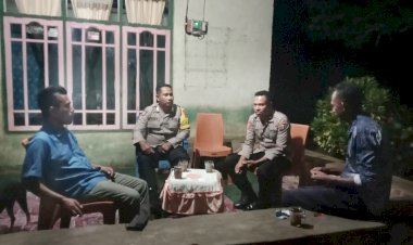Patroli Dialogis Personel Polsek Rote Barat Antisipasi Gangguan Kamtibmas Selama Operasi Ketupat Turangga 2025