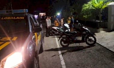 Antisipasi Tindak Kejahatan Di Malam Hari Polsek Lobalain Patroli Malam