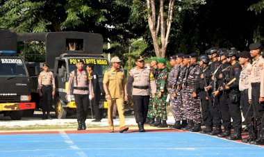 Apel Gelar Pasukan Operasi Samana Santa Turangga 2025 Polres Rote Ndao.