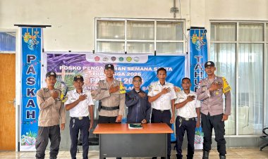 Pos Pam Pelabuhan Baa Untuk Memastikan Keamanan  Dan Kenyamanan Masyarakat