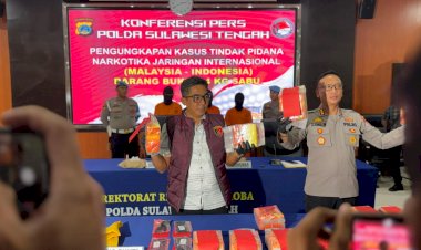 Polisi Gagalkan Peredaran 24 Kg Sabu di Palu, 3 Pelaku Ditangkap