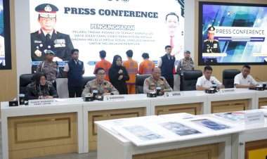 Polda Jatim Amankan Tiga Tersangka Pembuat dan Penyebar Video Hoax Catut Nama Gubernur