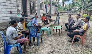 Kapolsek Lobalain : Ciptakan Kamtibmas Kondusif , Polri Selalu Bermitra Dengan Masyarakat