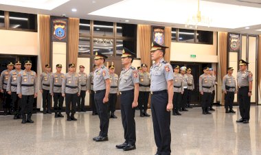 Mabes Polri Gelar Korps Raport Kenaikan Pangkat Pati Polri, 13 Perwira Tinggi Naik Pangkat