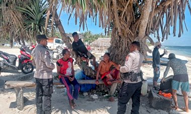 Personel Polsek Rote Barat  Lakukan Patroli Preventif Untuk Cegah Aksi Premanisme