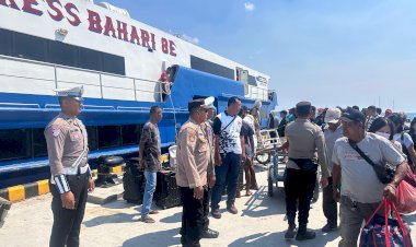 Operasi Pekat Turangga 2025, Monitoring Proses Bongkar Muat Penumpang Pada Pelabuhan Baa