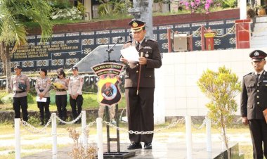 Polres Rote Ndao Gelar Upacara Hari Kebangkitan Nasional Ke 117