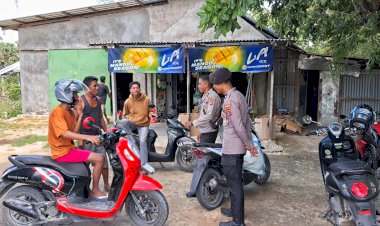 Polsek Rote Barat Daya Menggelar Patroli Pencegahan Aksi Premanisme  Operasi Pekat Turangga 2025