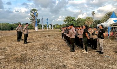 Pacuan Kuda Hari Kedua  Diwilayah Hukum Polsek Pantaibaru, Polres Rote Ndao Tingkatkan Pengamanan
