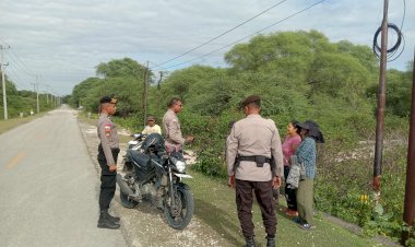Kapolsek Rote Tengah : Polri Hadir Untuk Masyarakat, Ciptakan Kamtibmas Kondusif Demi Kenyamanan Warga