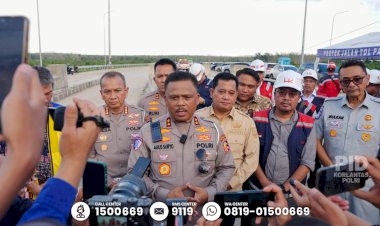 Kakorlantas Polri Tinjau Jalan Tol Banyuasin–Betung: Prioritaskan Keselamatan & Evaluasi Kepadatan Lalu Lintas