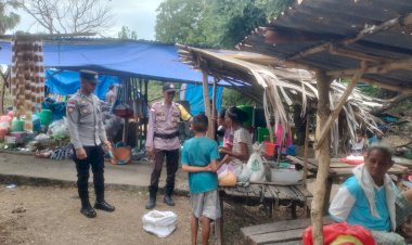 Patroli Personel Polsek Rote Barat Daya, Jamin Keamanan Warga.