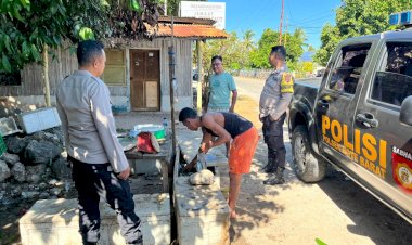 Kapolsek Rote Barat : Melalui Patroli Dialogis, Selain Cegah Potensi Gangguan Kamtibmas Juga Untuk Tingkatkan Kemitraan Dengan Masyarakat