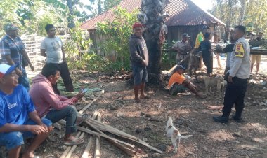 Upaya Preemtif Bhabinkamtibmas Polsek Rote Tengah Untuk Jaga Kamtibmas Bersama Warga Binaan