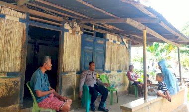 Bhabinkamtibmas  Polsek Rote Barat Laut Sambangi Warga Binaan untuk Tingkatkan Kamtibmas