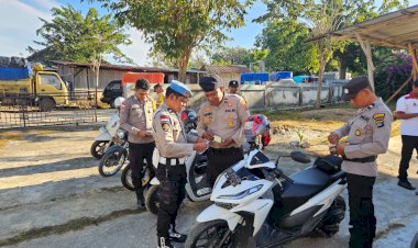 Gartiplin  Kendaraan Personel Dan  Kelengkapan Pribadi Personel Polsek Rote Barat Laut