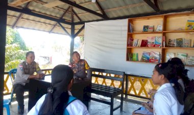Kapolsek Lobalain : Buku Adalah Jendela Dunia, Tingkatkan Literasi Membaca Untuk Menambah Wawasan