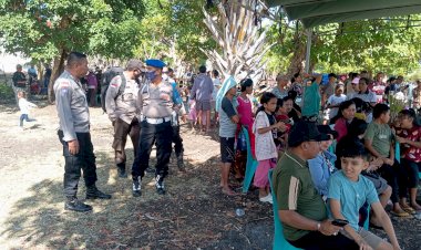 Pengamanan Hus Raioen Oleh Personel Polsek Rote Barat Daya