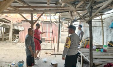 KRYD Polsek Rote Barat Laut Untuk Tingkatkan Kemitraan Dengan Masyarakat Dan Cegah Potensi Kriminalitas.