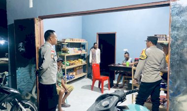 Patroli Malam Personel Polsek Rote Barat Daya, Upaya Tingkatkan Rasa Aman Bagi Masyarakat