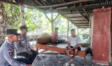 Patroli Dialogis Personel Polsek Rote Barat Daya Untuk Jamin Keamanan Masyarakat