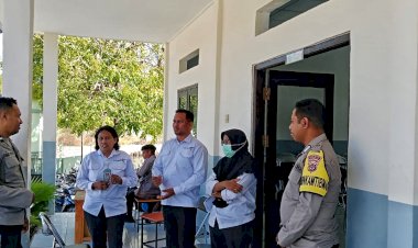 Upaya Pencegahan Laka Lantas Oleh Personel Polsek Rote Barat di SMKN 1 Rote Barat