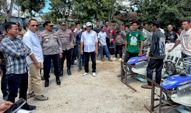 Kapolres Rote Ndao : Polri Akan Melakukan Pengawasan Terhadap Bantuan Alsintan Dan Distribusi Bibit Jagung