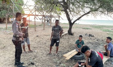 Langkah Preemtif Bhabinkamtibmas Polsek Rote Tengah Untuk  Keamanan Warga Binaan