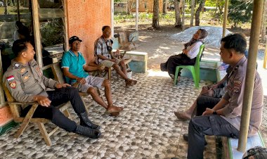 Patroli  Dialogis dan Sambang Upaya Polsek Rote Selatan Jaga Keamanan Warga