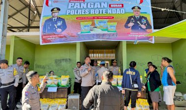 Program Gerakan Pangan Murah, Lebih Dari Satu Ton Beras Premium di Beli Dengan Harga Miring