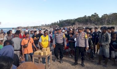 Pengamanan dan Pembagian Doorprize, Cara Unik Polsek Pantaibaru Lakukan Edukasi Pembinaan Kamtibmas
