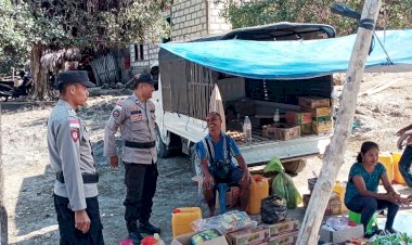 Polsubsektor Suelain Pastikan Kemanan Terjamin Pada Pasar Kuli Aisele