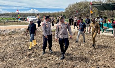 Polres Rote Ndao Siap Dukung Kebijakan Kapolda NTT Jadikan NTT Lumbung Jagung Nasional