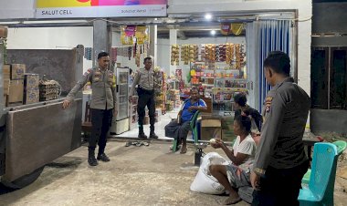Patroli Malam Personel Polsek Rote Selatan, Upaya Untuk Ciptakan Kenyamanan Masyarakat