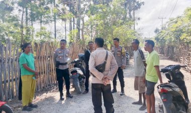 Polsek Rote Barat Daya Lakukan Patroli KRYD Untuk Ciptakan Keamanan