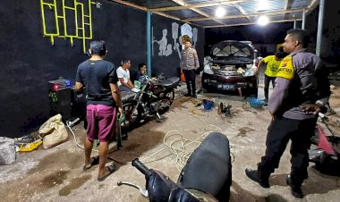 Melalui Patroli Malam, Polsek Rote Selatan Jamin Keamanan Masyarakat